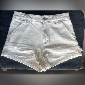 PacSun High Rise Carpenter Short - Color: Wheat